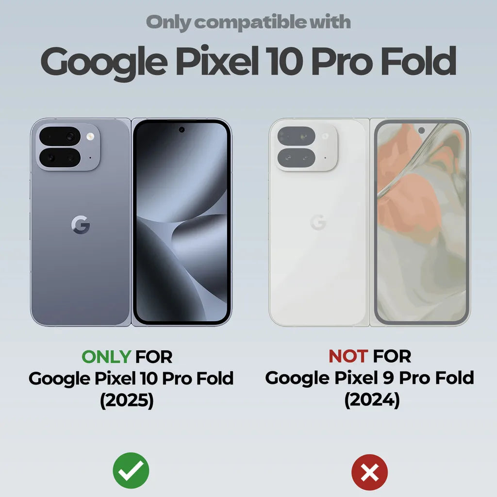 Dexnor Magnetic Case for Google Pixel 10 Pro Fold with Dual Kickstands Front Screen Protector Hinge Protection Cover