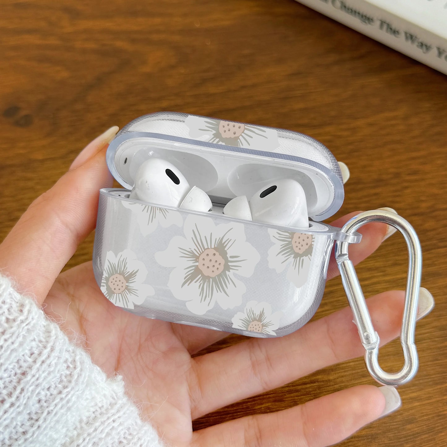 Cute Cherry Bow Pattern Earphone Case For AirPods 1/2/3/4 Transparent Protective Case For Airpods Pro3/Pro2/Pro Headphone Cover