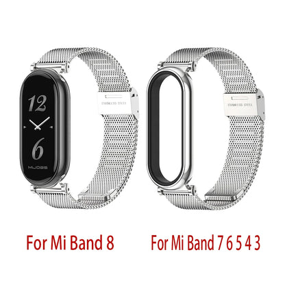 Strap For Xiaomi Mi Band 10 9 8 7 6 5 4 3 Silicone Wristband Bracelet Replacement For Xiaomi Band 8 MiBand 7 6 5 4 3 Wrist Strap