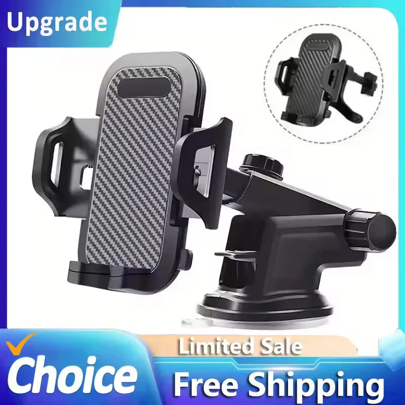 360° Car Phone Holder Windshield Sucker Mount Stand Universal Car Air Vent Bracket For iPhone Samsung Suction Cup Support in Car