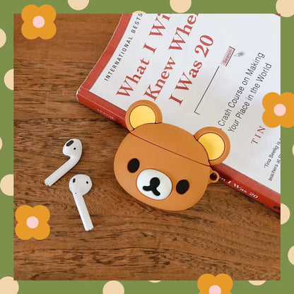 Rilakkuma For Airpods 1 2 3 4 Pro Pro 2 Silicone Earphone Case Accessories Cover