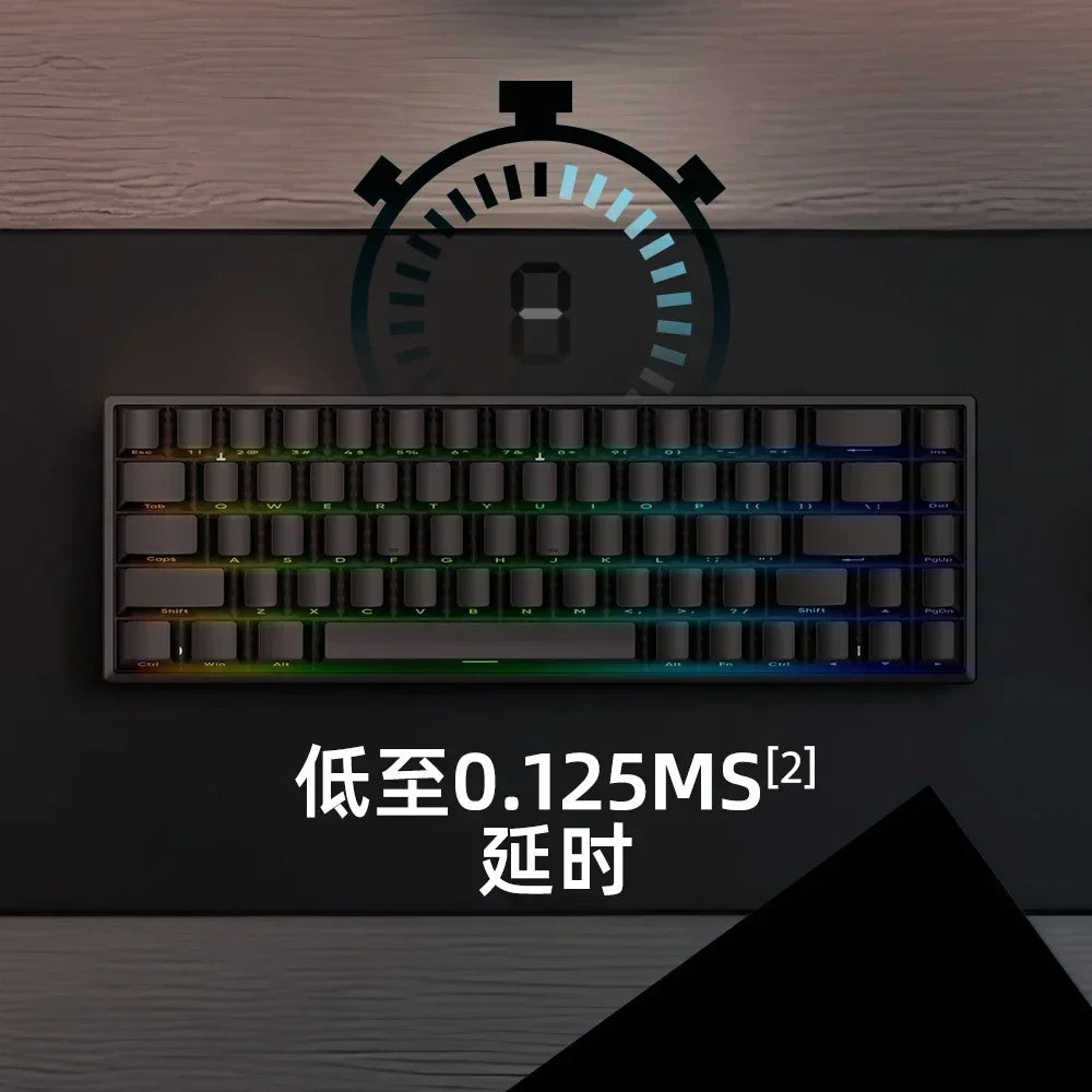 IROK Mars68 PRO Magnetic Switch Gaming E-sport Wireless Mechanical Keyboard RGB Long Battery Custom Hot Swap Gaming Accessories