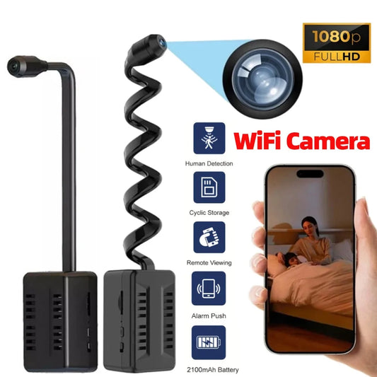 Mini WiFi Motion Detection Surveillance Security Camera Remote Monitoring HD 1080P Home Wireless Camera for Indoor Baby Dog Cat