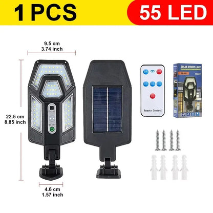 30000LM Solar LED Lights Outdoor Solar Lights Of Motion Sensor 3 Modes Waterproof IP65 Solar Garden Light Street Yard Lantern
