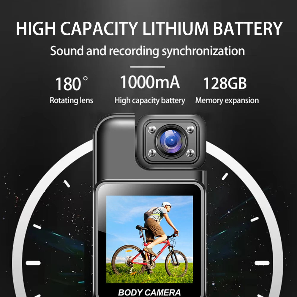 4K WiFi Mini Camera 1080P HD Portable Digital Video Recorder Infrared Night Vision Police BodyCam Sports DV Small Bike Camcorder