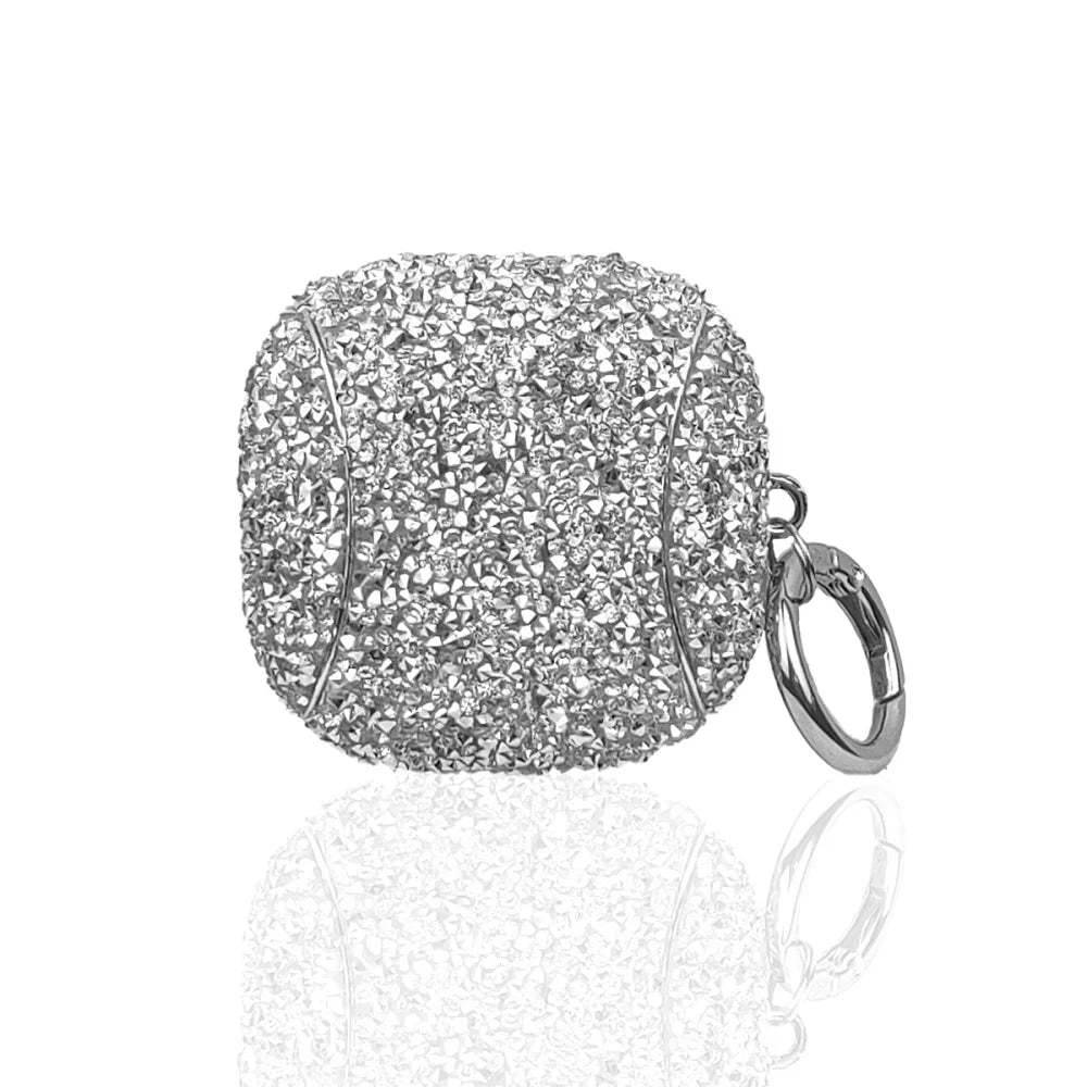 For Samsung Galaxy Buds 3 Live 2 Pro Case Luxury Bling Glitter Diamond Rhinestones For Galaxy Buds3Pro Buds2 Soft Earphone Cover