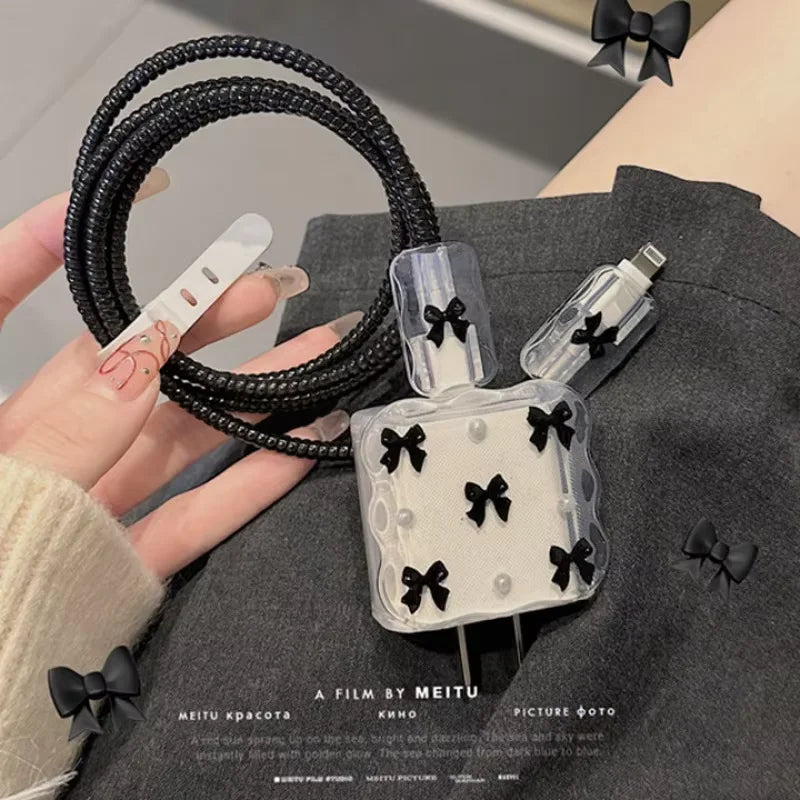 Butterfly Charger Protective Case Cable Protector For iPhone 18W/20W Fast Charging Cable Data Anti-break Charger Protective Rope