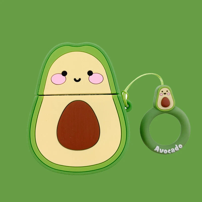 3D Earphone Case for AirPods 4 2024 Avocado Game Controller Cover for AirPods Pro 2 Charging Case Headphone Case for AirPods 3