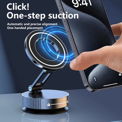 Xiaomi Vacuum Magnetic Car Phone Holder 360 ° Adjustable Suction Cup Phone Holder Magnetic Phone Holder Pocket Sized Foldable