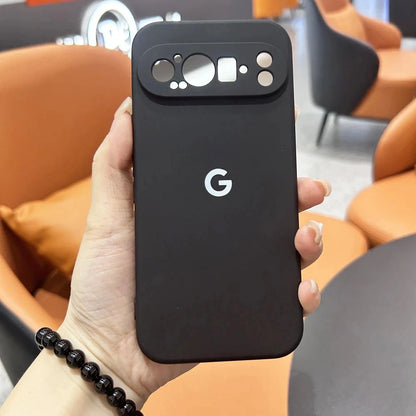 Original Case For Google Pixel 9 Pro XL Cases Liquid Silicone TPU Back Cover For Pixel 9 9Pro 9ProXL Shockproof Protective Coque