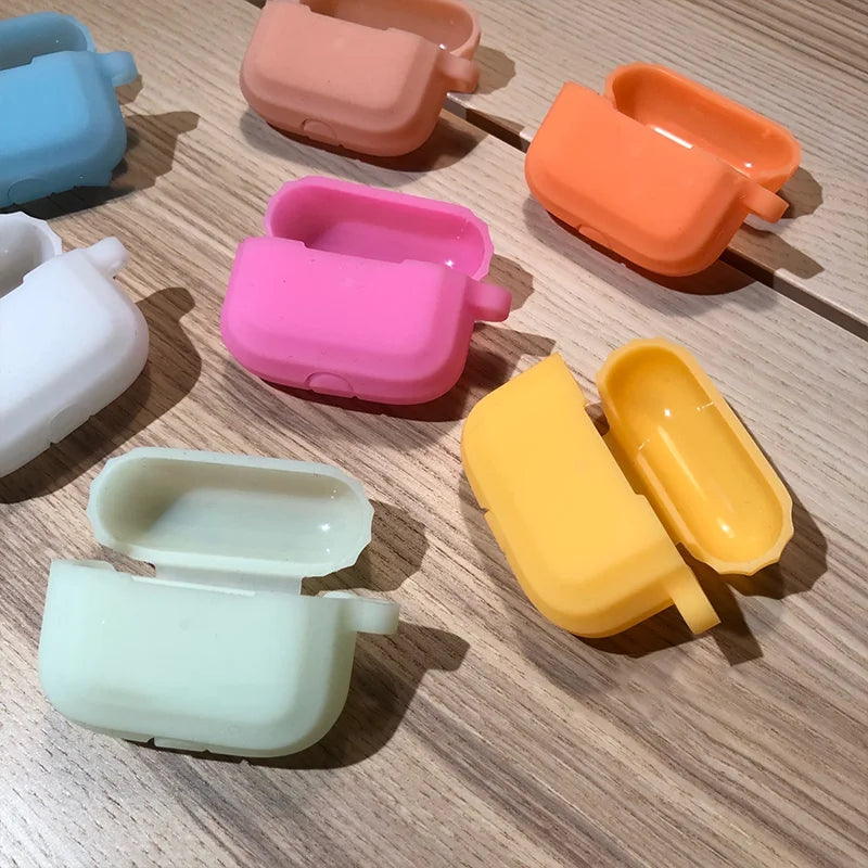 New simplicity Silicone Earphone Cases For Airpods 4-3 Headphones Case Protective Case For Apple Airpods Pro2 Covers Accessories