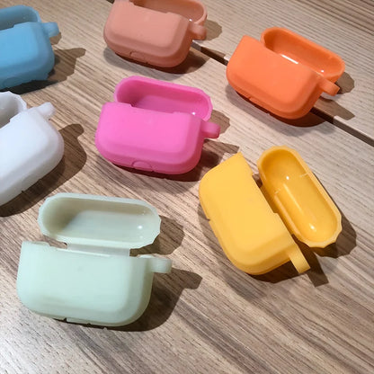 New simplicity Silicone Earphone Cases For Airpods 4-3 Headphones Case Protective Case For Apple Airpods Pro2 Covers Accessories