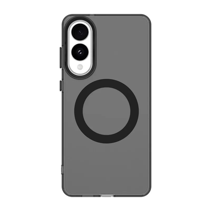 Magnetic Wireless Charge For Magsafe Case for Samsung Galaxy S23 FE S24 Plus S25 Ultra Edge Matte Translucent Cover