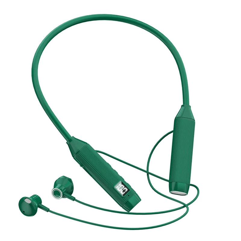 TWS LED Display Super Power Wireless Headphones Bluetooth Earphones Neckband Magnetic Earbuds Sports Headsets Stereo With HD Mic