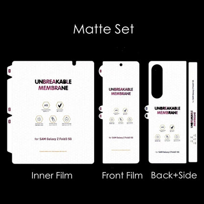 Front Back Soft Hydrogel Matte Film For Samsung Galaxy Z Fold 2 3 4 5 6 SE W21 W22 W23 W24 W25 Clear Frosted Screen Protector