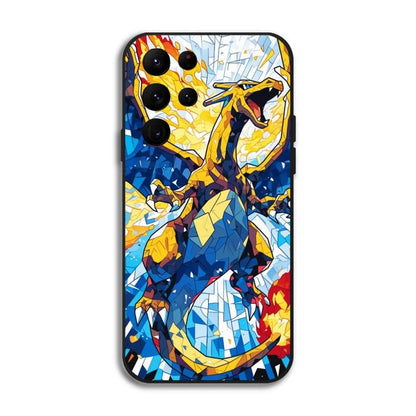 Charizard Crush Cool Cute Phone Case For Samsung Galaxy S25 S24 S22 S23 Ultra S21 S20 Plus 5G Protective Silicone Funda