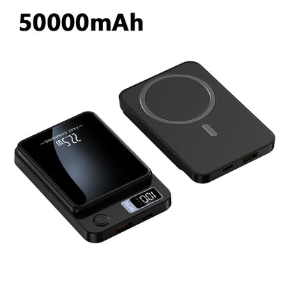 100000mAH Power Bank Magnetic Wireless 22.5W Ultra Capacity Super Fast Charging Magnetic Power Bank For Iphone15 Samsung Xiaomi.