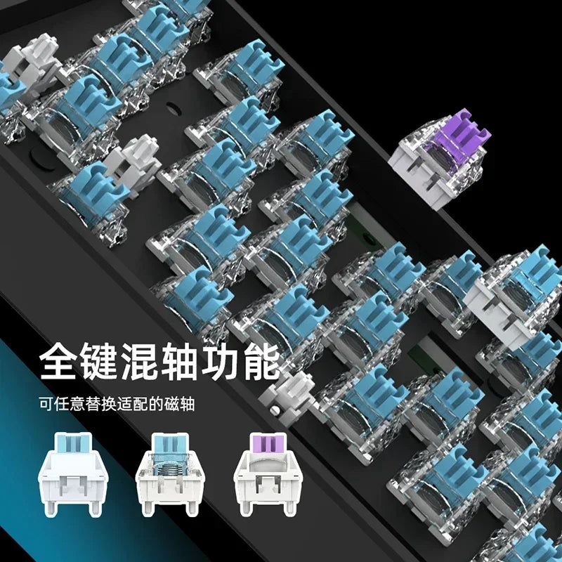 IROK Mars68 PRO Magnetic Switch Gaming E-sport Wireless Mechanical Keyboard RGB Long Battery Custom Hot Swap Gaming Accessories