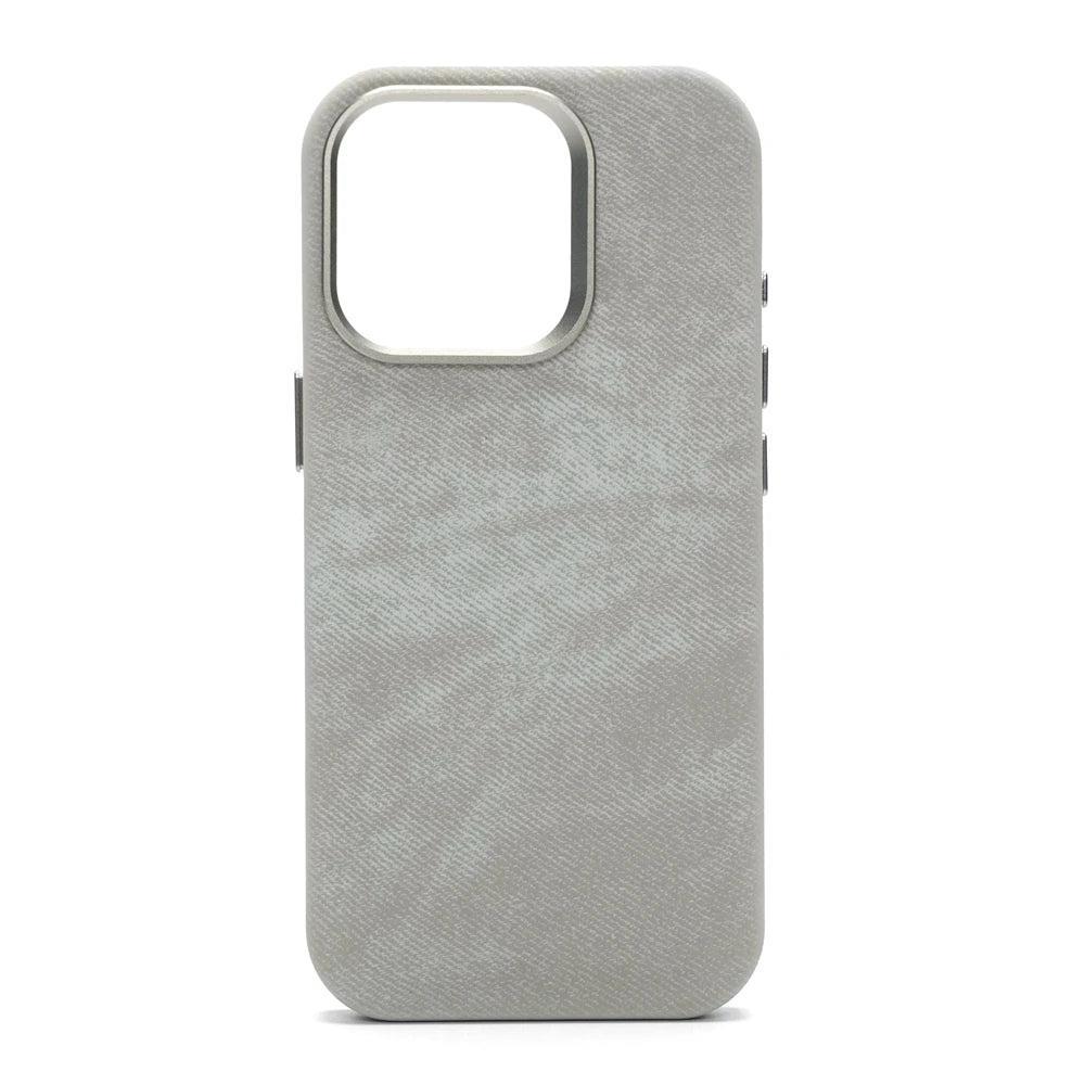 Luxury Metal Lens Magnetic Fiber Leather Case For iPhone 16 Pro Max 15 14 Plus 13 12 MagSafe Wireless Charging Shockproof Cover