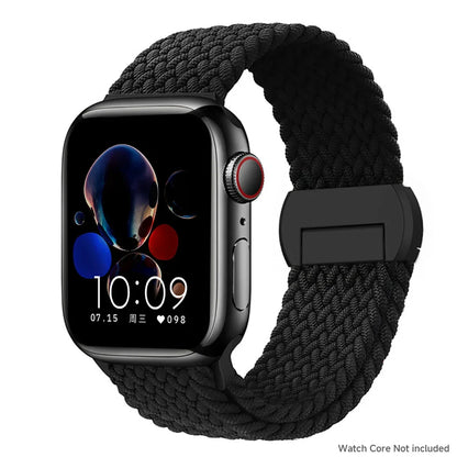 Magnetic Nylon Strap for Apple Watch Band Ultra 2 3 49mm 46mm 42mm Bracelet Iwatch Series 10 9 8 7 6 SE 5 4 38 45 41mm 44mm 40mm