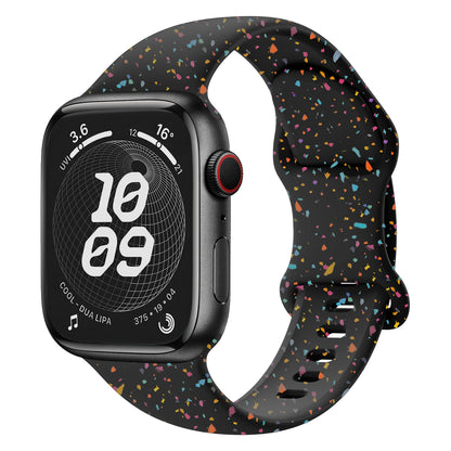 Soft Sport Silicone Loop Band for Apple Watch Series 3 to Ultra – Compatible with 38mm to 49mm Sizes, Adjustable Comfortable Bracelet Strap for iWatch Series 9, 8, 7, 6, 5, SE, Ultra 2