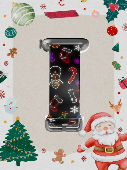 Winter Christmas Series For Apple Watch Band 45mm 44mm 40mm 41 42-38mm Bracelet iwatch Series 8 7 SE 3-6 9 10 11 Ultra 3 49mm