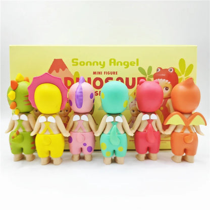 New Sonny Angel Dinosaur Series Cute Hippie Doll Hippers Children'S Toy Gift Harvest Trendy Car Mobile Phone Ornaments Dumplings