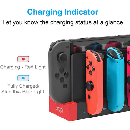 for NS Switch JoyCon Charging Dock Hub USB Controller Charger Dock Stand Station Holder Switch NS JoyCon Game Charging Hub