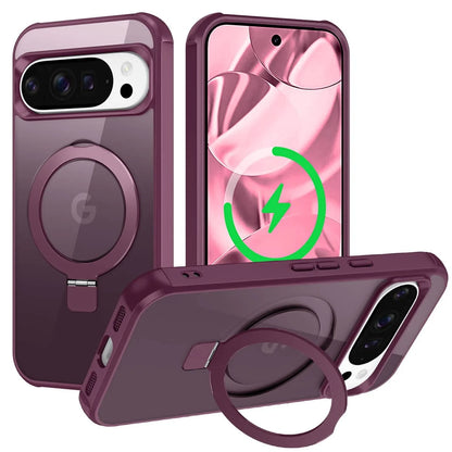 Magnetic For Google Pixel 10 Pro XL Pixel 10 9 Pro Case [Compatible With Magnetic] With Stand, Drop Protection] Shockproof Cover