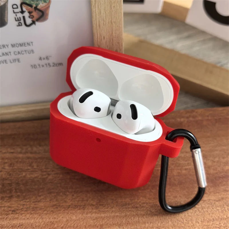 New simplicity Silicone Earphone Cases For Airpods 4-3 Headphones Case Protective Case For Apple Airpods Pro2 Covers Accessories