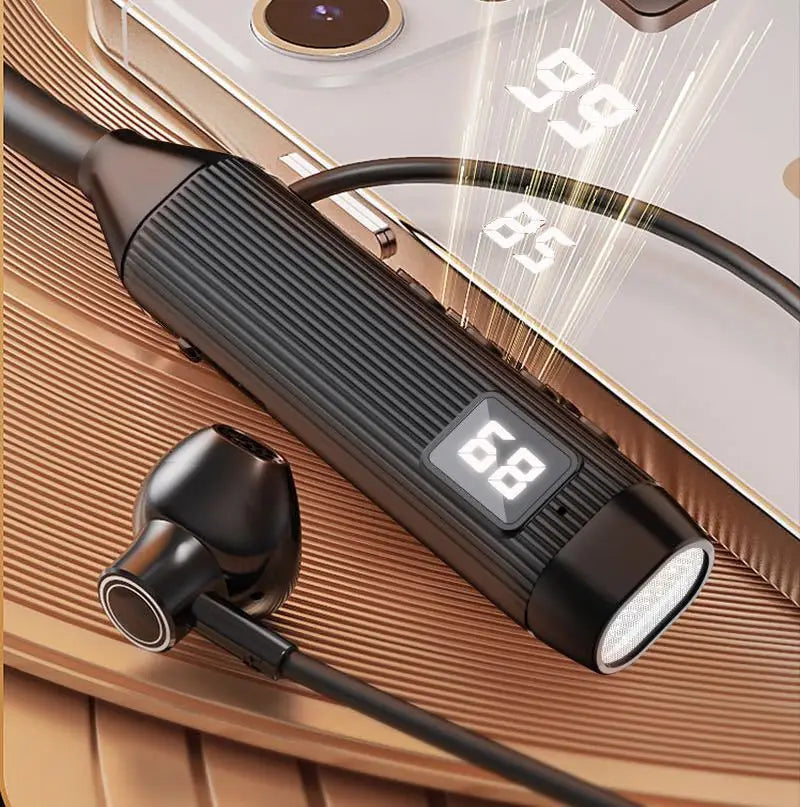 TWS LED Display Super Power Wireless Headphones Bluetooth Earphones Neckband Magnetic Earbuds Sports Headsets Stereo With HD Mic