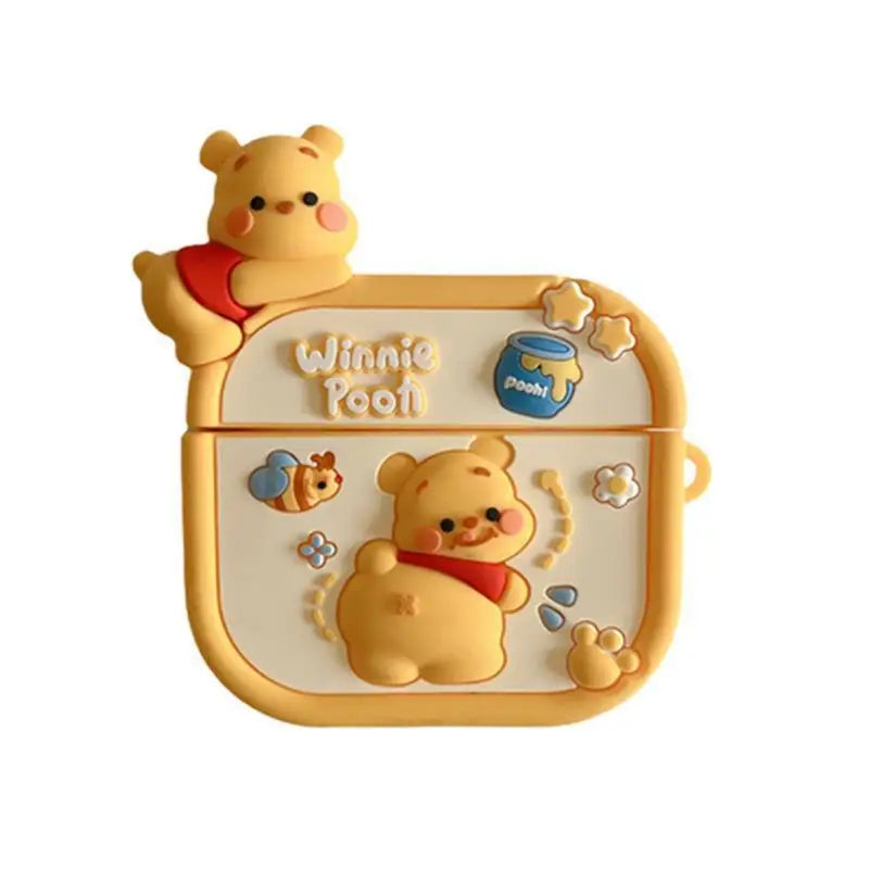 Cute Cartoon Earphone Cases For AirPods 4 2 3 Silicone Charging Headphone Cases For Airpods Pro 2 Protective Cover