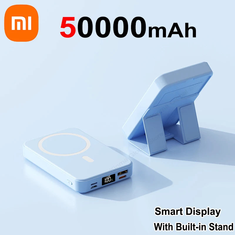 Xiaomi 200000mAh Power Bank 22.5W Magnetic Wireless With USB-C Ports Built-in Stand Fast Charging Power Bank For Iphone Samsung