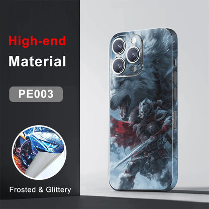 CASEKiTTY Skin Wrap Sticker Back Film For iPhone 15 Pro Max 14 Plus 13 12 Mini Protective Decal Side Frame Back Screen Protector