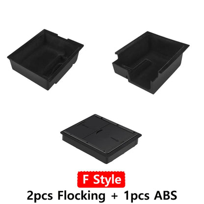 For Tesla Model Y/3 Center Armrest Console Organizer Hidden Car Storage Box Accessory Model 3/Y Car Storage Solution
