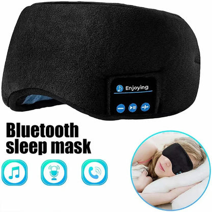 Fone Bluetooth Earphones Sports Sleeping Headband Elastic Wireless Headphones Music Eye Mask Wireless Bluetooth Headset Headband - covers4phones