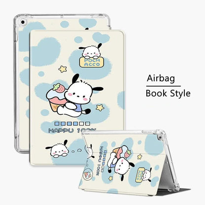 Pochacco iPad Case for 10th Generation 10.9 Inch 9th 10.2in Cartoon Case For 2024 Air Pro 11in Mini4 5 Tablet Cover Kids Gift