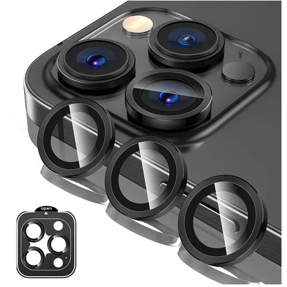 2-3Pcs Metal Tempered Glass Camera Lens Protector Cover For IPhone 15 16Pro Max 15 16 Plus Protection Phone Accessories