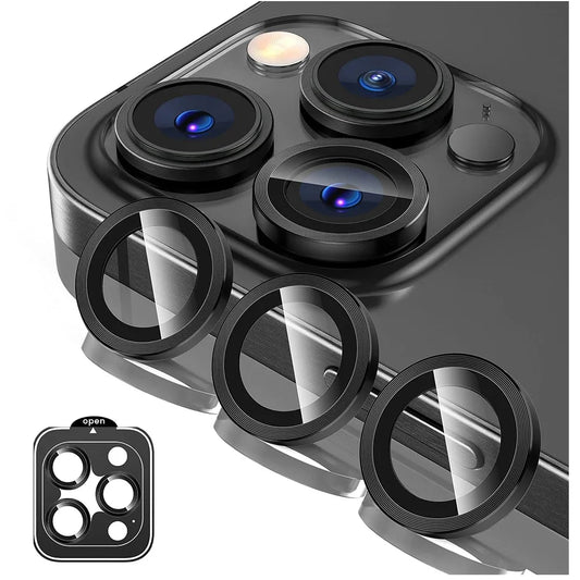2-3Pcs Metal Tempered Glass Camera Lens Protector Cover For IPhone 15 16Pro Max 15 16 Plus Protection Phone Accessories