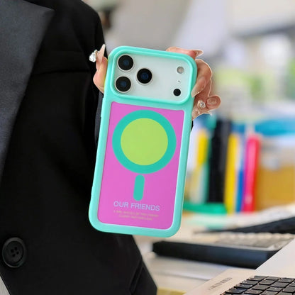 17 ProMax Creative Color Dopamine Magnetic Phone Case For iPhone 17 Air 16 15 14 Pro Max 13 Magsafe Shockproof Protective Cover