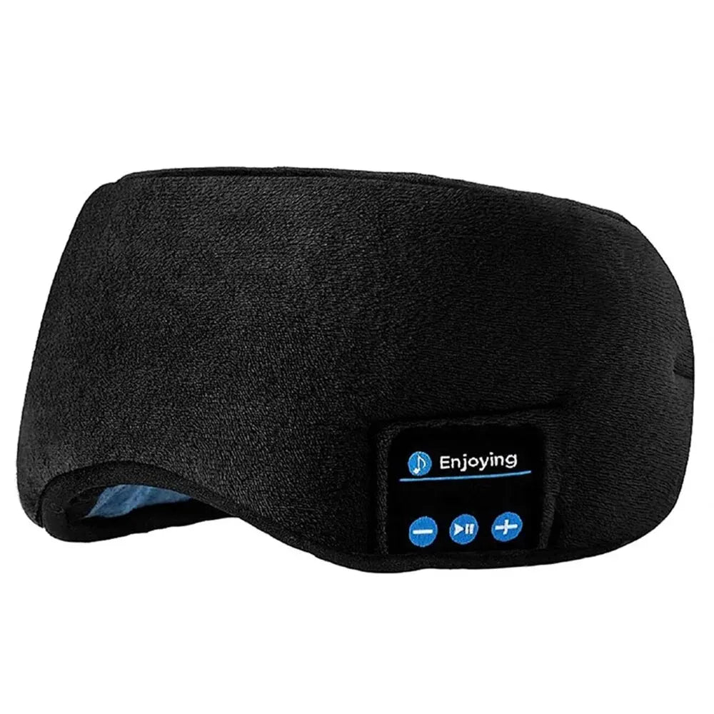 Fone Bluetooth Earphones Sports Sleeping Headband Elastic Wireless Headphones Music Eye Mask Wireless Bluetooth Headset Headband - covers4phones