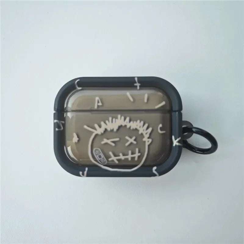 Trend Transparent Protection Bluetooth Wireless Headset Cases for Apple Airpods 4 1 2 Pro 3 Pro2 Shockproof Headphones Cover Box