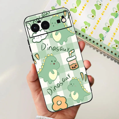 For Cover Google Pixel 6 Case Cute Cat Cartoon Bumper Back Shockproof Soft TPU Case For Google Pixel 6A 6PRO Pixel 6 Phone Cases