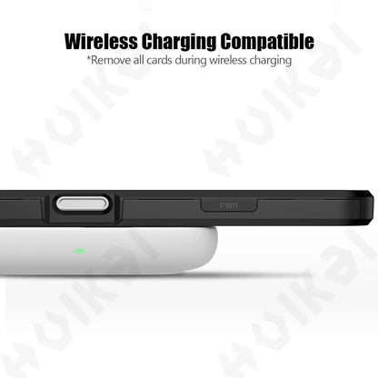 Case For iPhone 17 16 15 14 13 12 11 Pro Max Plus 2024 Slim Dual Laye Heavy Duty Protective Hidden Card Slot Wallet Cover