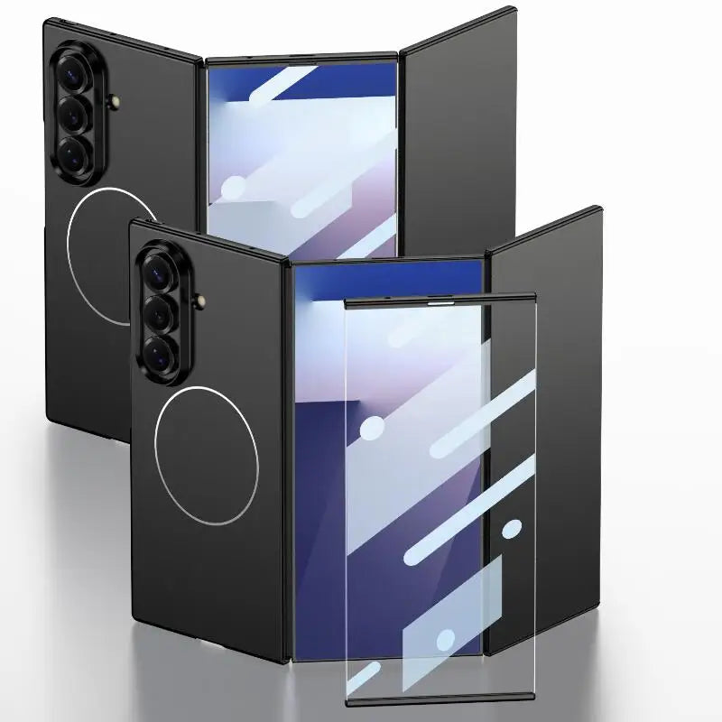 Magnetic Cover For Samsung Galaxy Z TriFold Case Hard Ultra-thin Full Edge Glass Screen Protector