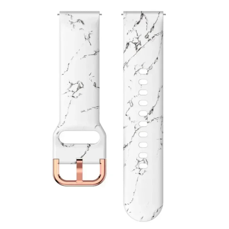 18mm 20MM 22mm band For Redmi Watch 5 lite/ Xiaomi Mi Watch 5 Active Wristband Printed Silicone Bracelet Sport strap Accessories