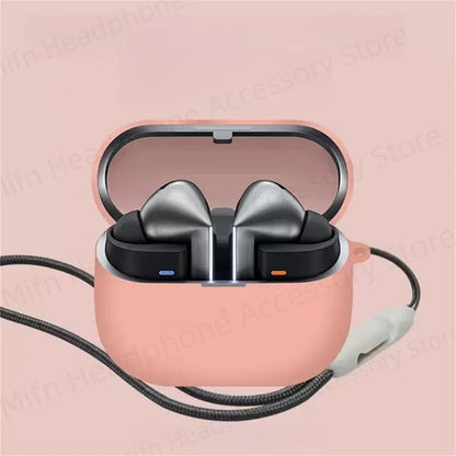 2 in 1 Silicone Case for Samsung Galaxy Buds3/Galaxy Buds3 Pro (2024) Shockproof Full Protective Accessory Cover Cute For Women
