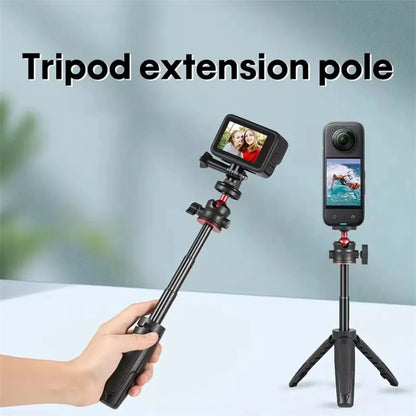FGCLSY Extension Pole Tripod, Mini Selfie Stick Tripod Stand Handle Grip