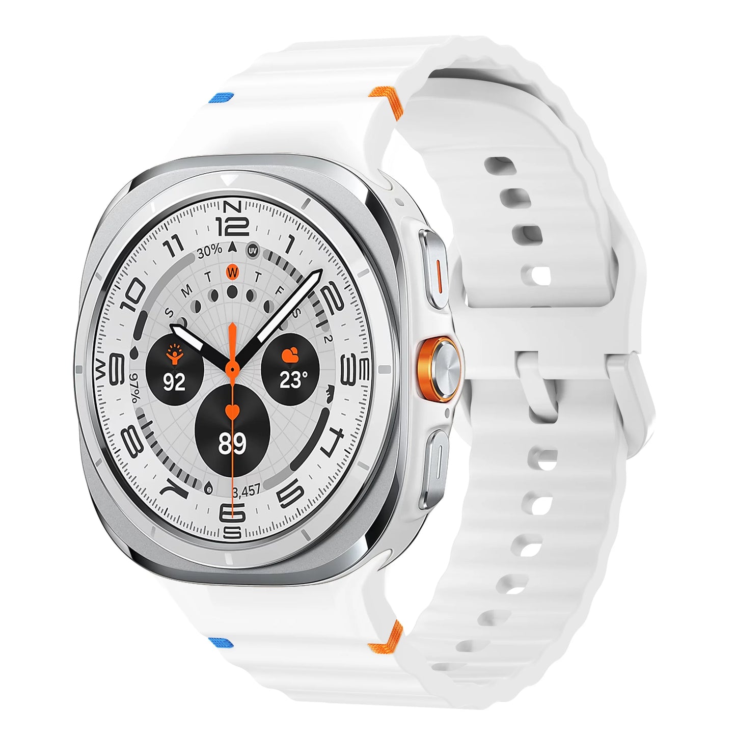 Silicone Band for Samsung Galaxy Watch ultra Strap 47mm Bracelet correa Galaxy Watch 7 6/6 Classic/5 pro/4 44mm 40mm 43mm 46mm