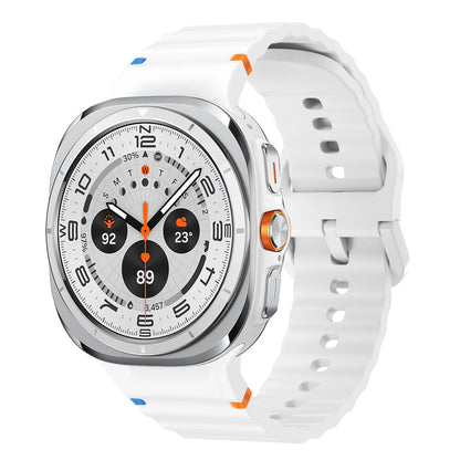 Silicone Band for Samsung Galaxy Watch ultra Strap 47mm Bracelet correa Galaxy Watch 7 6/6 Classic/5 pro/4 44mm 40mm 43mm 46mm